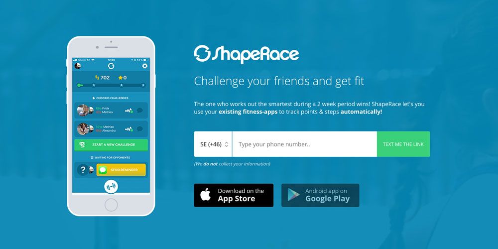 ShapeRace - Challenge Your Friends And Get Fit