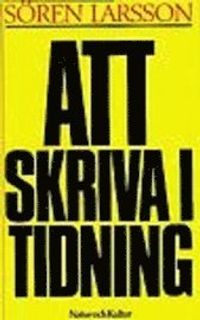 Att skriva i tidning