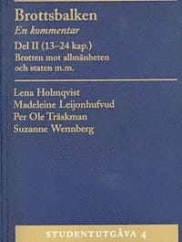 brottsbalken 2 studentutgåva 4/2005