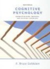 Cognitive Psychology | 1:a upplagan