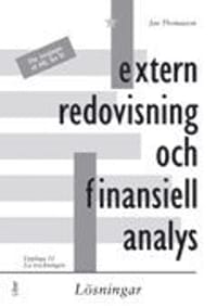 Extern redovisning och finansiell analys, lösningar