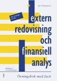 Extern redovisning och finansiell analys: övningsbok