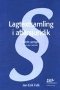 Lagtextsamling i affärsjuridik