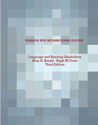 Language and Reading Disabilities: Pearson New International Edition