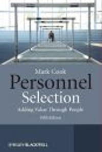 Personnel selection: adding value through people | 5:e upplagan