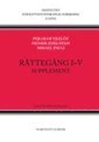 Rättegång I-V. Supplement