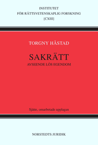 Sakrätt : avseende lös egendom (Supplement 2004 medföljer)