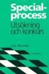 Specialprocess, utsökning och konkurs