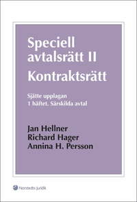Speciell avtalsrätt II : kontraktsrätt. H. 1, Särskilda avtal