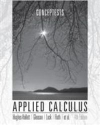 Applied Calculus, ConcepTests , 3rd Edition | 1:a upplagan