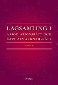 Lagsamling i associationsrätt och kapitalmarknadsrätt