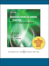 Manufacturing Planning and Control for Supply Chain Management (Int