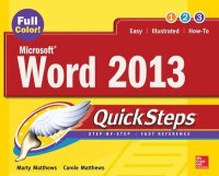 Microsoft Word 2013 QuickSteps