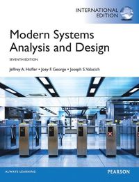 Modern Systems Analysis and Design, Global Edition