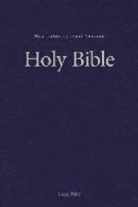 Niv, Pew And Worship Bible, Large Print, Hardcover, Blue