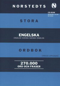Norstedts stora engelska ordbok : CD 5-användarlicens : Engelsk-svensk/svensk-engelsk. 270.000 ord och fraser