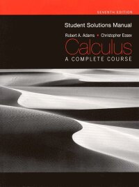 Student Solutions Manual for Calculus: A Complete Course