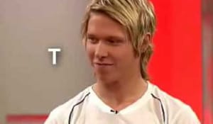 En av Nicklas Bäckströms tidiga intervjuer