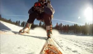 Hemmabyggd jetpak + skidor