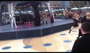 Starwars pjäs går lite fel