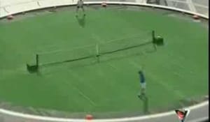 Världens högsta tennisbana